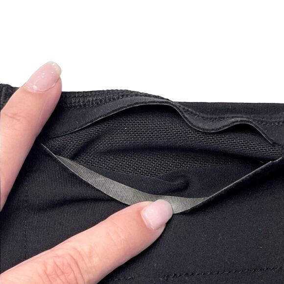 Nike Dri-Fit Black Cropped Leggings with Wide Leg Opening Size S (fits like XS) - Picture 8 of 10